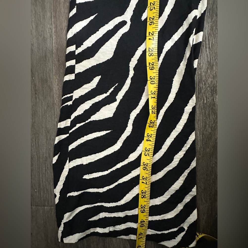 NWOT Sincerely Jules zebra Print Wide Leg Pants Size Large - Picture 8 of 10